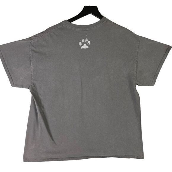 Funny Mens Dog Tee Shirt Unisex Adult Size 2XL‎ XXL Graphic Jurassic Bark Grey - Picture 2 of 6